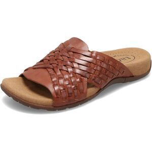 NEW Taos Guru Sandal in Honey Woven leather Slip On NIB Huarache, Earthy, Casual